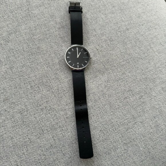 Skagen Grenen Leather Strap Watch - Picture 2 of 5